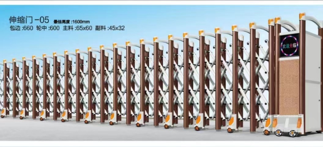 高淳伸缩门定制